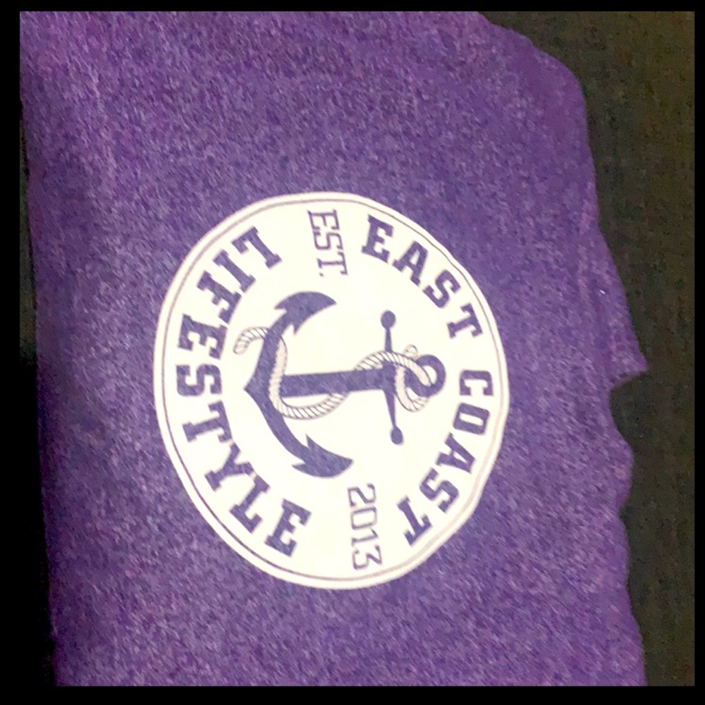 Purple east coast life style 2013 sweater